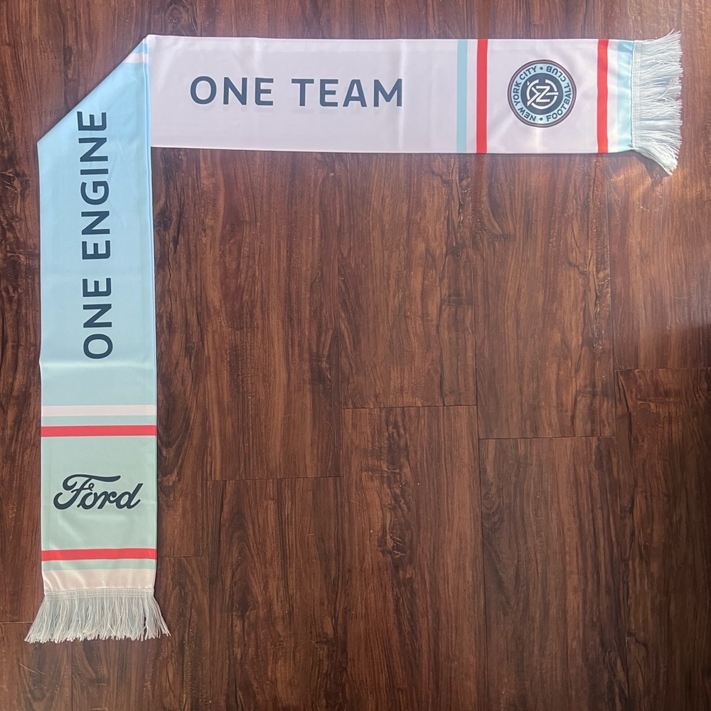 NYCFC Ford Blue and White Team Scarf